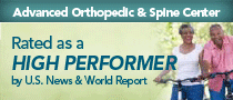 Advanced Orthopaedic & Spine Center - High Performer by US News & World Report Ad