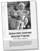 MCN journal article on the Upstate New York Shaken Baby Syndrome Education Program