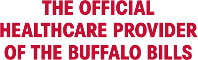 Official Health Care Provider of the Buffalo Bills
