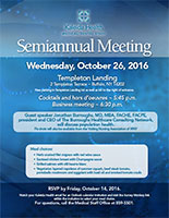 Medical/Dental Semiannual Meeting flyer